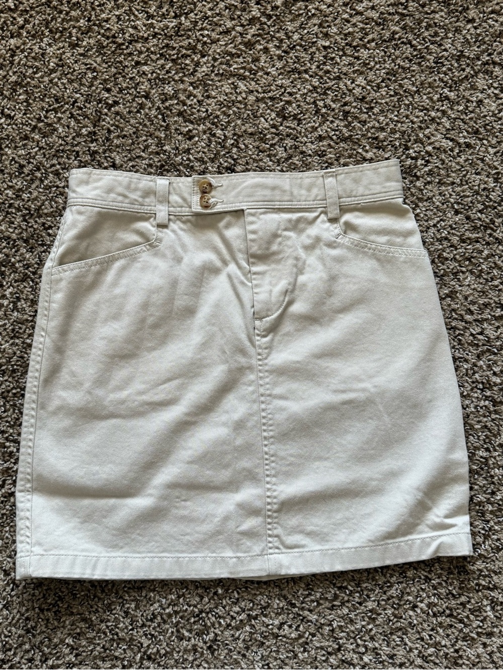 Ralph Lauren Classic Cream Women's A-Line Skirt